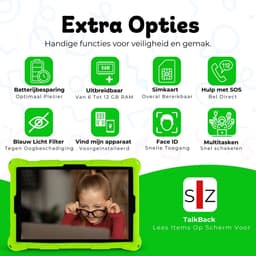 Bosstony Snelle Kids Tablet 10 inch - Ouderlijk Toezicht - 6000mAh Batterij - Android 13 - Incl Beschermpakket - Kindertablet vanaf 3 jaar — thumbnail 8