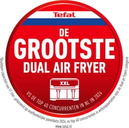 Tefal Easy Fry Dual XXL EY9428 - Dubbele Airfryer XXL - 11L - Dubbele Mand - 2-in-1 Functie - Tot 8 personen — thumbnail 10
