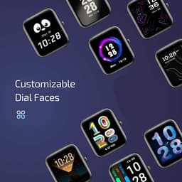 Smartwatch Dames Heren en Kinderen - Watch geschikt voor Android/ iOs - Zwart — thumbnail 3