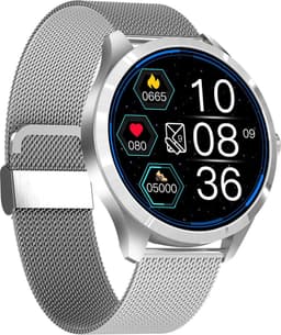 Belesy® Q9 Pro - Smartwatch Dames – Smartwatch Heren - Horloge - 1.28 inch - Kleurenscherm - Stappenteller - Bloeddruk - Hartslag - 75+ Wijzerplaten – Sporten - Staal – Zilver - Kerstcadeau — thumbnail 13