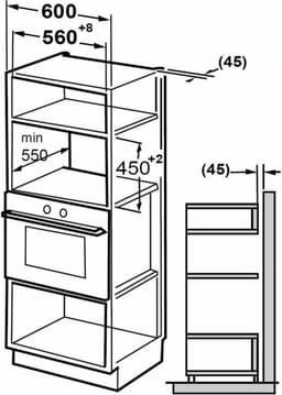 Exquisit EMW2546HI - Combi Magnetron Inbouw - 5 Jaar Garantie — thumbnail 2