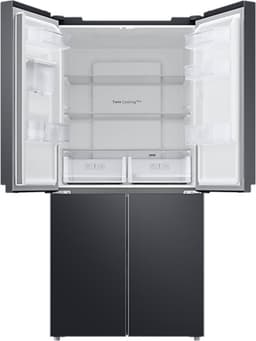 Samsung RF48A401EB4/EO, Vrijstaand, Frans deur, Zwart, LED, Op de deur, Gehard glas — thumbnail 8