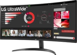LG 34WR50QK-B - QHD Curved Ultrawide Monitor - 100hz - 34 inch — thumbnail 4