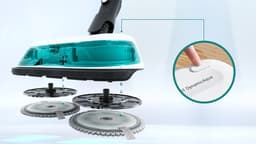 Bosch BCS71HYG4 steelstofzuiger & elektrische bezem Batterij/Accu Droog en nat HEPA Zakloos 0,3 l 23,5 W Zwart, Wit 3 Ah — thumbnail 6