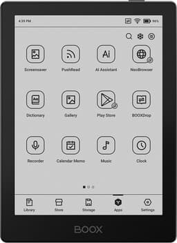 Boox Go 6 - 6" e-inkt e-reader - Zwart - Android 11, Play Store — thumbnail 6