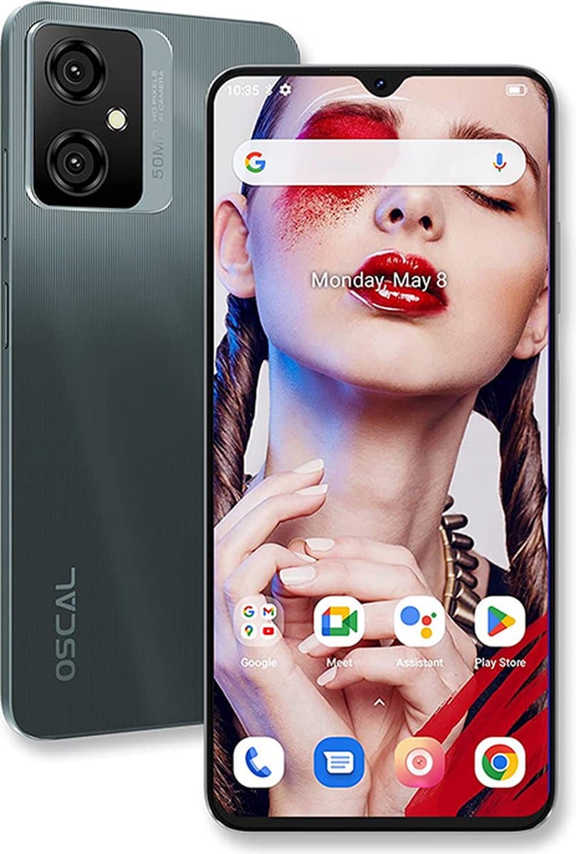 Smartphone Oscal C70 - 128GB - Zwart - Dual SIM — afbeelding 1