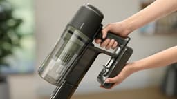 Philips Steelstofzuiger Draadloos XC3033/01 - Zuigmond met LED verlichting - Zonder Zak - Met Kruimeldief - Batterijduur tot 60 min - Lichtgewicht - Zwart — thumbnail 5