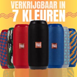 Pulver draadloos Speaker Oranje & blauw - Muziek box - TG Prox - 10 watt - Speakers – Draadloos – werkt op bluetooth — thumbnail 7