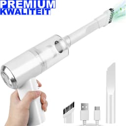 Hutsen Stofzuigen Handzuiger - Cleaner Pro Vacuum1 Draadloos - Electric Duster PC - Handheld Vacuum Cleaner - Auto Stofzuiger - Handstofzuiger — thumbnail 3