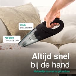 Kruimelzuiger Snoerloos - Handstofzuiger met 5 opzetstukken - Kruimelzuiger - Zwart - Vivid Green — thumbnail 10