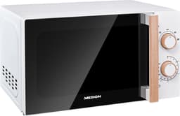 MEDION Magnetron (houtlook, 20 liter, 700 watt, spiegelende deur, 5 vermogensstanden, ontdooifunctie, timer, MD10596) wit — thumbnail 6