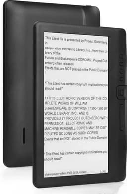 E-reader - 16 GB - 7 inch - E-readers & accessoires - Inclusief hoes & screenprotector - Inclusief oortjes - Luisterboeken - Zwart — thumbnail 1