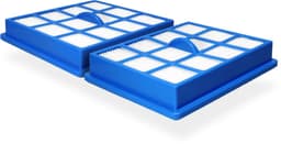 2x Dparts HEPA filter geschikt voor Philips PerformerActive series - Performer Active Eco stofzuigerfilter - stofzuiger hepafilter - nr. CP0425/01 - 432200493941 — thumbnail 1