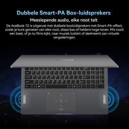 Blackview AceBook 12 Laptop - Intel Core i5-1030NG7 - 16 inch FHD - 16GB DDR4 - 512GB SSD /2 TB - Window 11 Pro Notebook - Dual Band 5G WiFi - UHD Graphics - Grijs — thumbnail 10