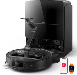 Roborock Saros Z70 – Robotstofzuiger en dweilrobot – Met OmniGrip-arm – 22.000 Pa – Aangedreven door AI – 7,98 cm ultradun – FlexiArm Riser – Tech AdaptiLift-chassis – Vermijdt obstakels – Multifunctioneel dock 4.0 — thumbnail 1