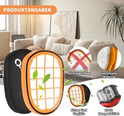 SOLLBRY® - 2x Filter Geschikt Voor Philips Speedpro Max Aqua 7000 En 8000 Serie - FC5005/01, CP1100/01, CP0663/01 Vervanging Schuimrubber - Steelstofzuiger - Geschikt voor Philips Speedpro Max Schuimfilter - Met Reinigingsborstel — thumbnail 9