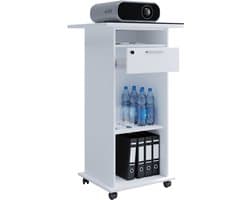 VCM Houten tafel meubels trolley trolley standaard beamer projector wielen rollable Neta Houten tafel meubels trolley trolley standaard beamer projector wielen rollable Neta