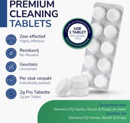 Reinigings tabletten Koffiemachine - Fosfaatvrij - 40 Stuks — thumbnail 3