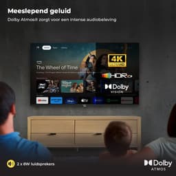 Horizon Smart TV 50 inch QLED - 4K ULTRA HD Televisie - XT Line - Google TV WiFi - Voice Assistant - Frameless Slim Design — thumbnail 8