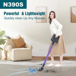 Draadloze stofzuiger, VACNIQ, N390S, krachtige stofzuiger, 250W/30kPa, 30 minuten in standaard modus, 1L stofkan. 2 — thumbnail 6