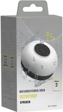 MMP ® Douche Radio - Radio - Douche Speaker - Wit -4cm x 4cm x 3cm — thumbnail 2