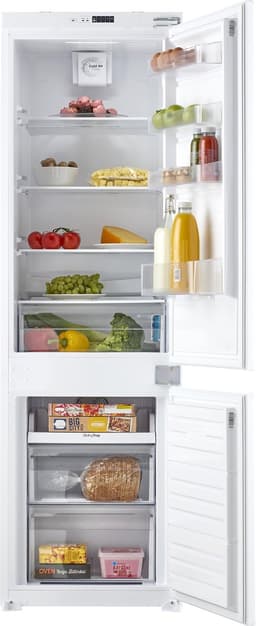 Inventum IKV1788S 178 cm energiezuinige No Frost inbouw koel-vriescombinatie - Koelkast met vriesvak - Stil - Superkoelen - Vershoudlade - 243 liter - Sleepdeur - Wit — thumbnail 1