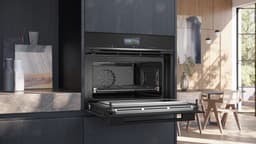 Siemens CM736GAB1 - iQ700 - Compacte inbouw bakoven met magnetron - 60cm x 45cm - varioSpeed: bereid de meest voortreffelijke gerechten tot wel 50% sneller - Home connect - Makkelijker schoon dankzij de gecoate achterwand — thumbnail 7