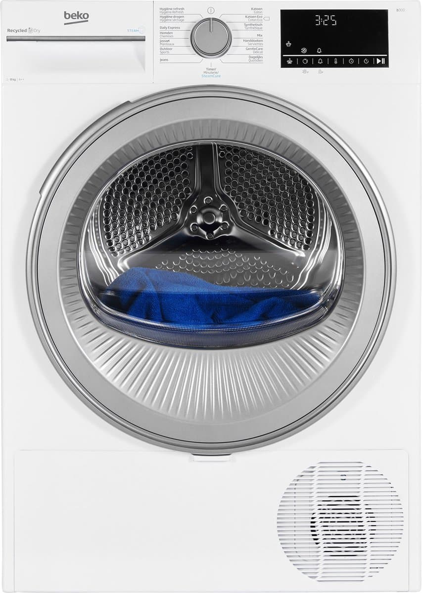 Beko B3T6823WS - RecycledDry™- Warmtepompdroger - NL/FR — afbeelding 1