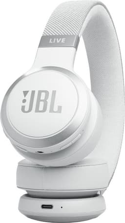JBL Live 670NC - Draadloze Noise Cancelling Koptelefoon - Bluetooth - On ear - 65 uur batterij - Adaptive ANC - Wit — thumbnail 3