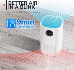 MIUI - Luchtreiniger - Luchtkwaliteit indicator - Luchtfilter - HEPA filter - 150m³/h — thumbnail 11