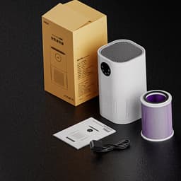 MIUI - Luchtreiniger - Luchtkwaliteit indicator - Luchtfilter - HEPA filter - 150m³/h — thumbnail 7
