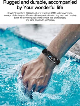 DrPhone ActiFit - 1.1'' AMOLED Scherm - Extra Lichte Activiteiten Tracker - Horloge met 25 Sportmodi - Zilver — thumbnail 14