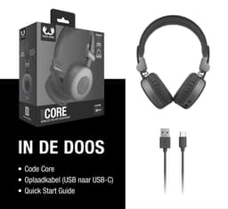 Fresh ‘n Rebel Code Core – Draadloze on-ear koptelefoon – Bluetooth - 30 uur Speeltijd - Zwart - Storm Grey — thumbnail 6