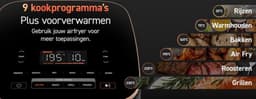 Cosori TurboBlaze – Airfryer XXL – 6L – 9 Programma’s – 30–230°C – Snelle DC Motor — thumbnail 12