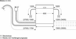 Siemens SN53ES06VE - iQ300 -Vaatwasser - Inbouwvaatwasser -Half intergreerbaar - 60 cm - Home Connect - varioSpeedPlus: Was en droog de vaat tot drie keer sneller — thumbnail 14