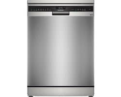 Siemens SN25EI13CE - iQ500 - Vaatwasser - Vrijstaande vaatwasser - 60 cm - Anti-fingerprint - Energielabel A - varioSpeed Plus : je vaat tot wel drie keer zo snel schoon - Home Connect