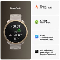 Polar Vantage M3 Multisport Smartwatch - Greige/goud - S en M/L — thumbnail 19