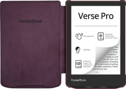 PocketBook Verse Mist Grey + Zwart/wit geruit PocketBook hoesje — thumbnail 7