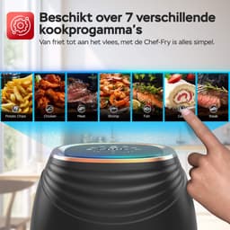 TurboTronic AF11D Digitale Airfryer - Zwart — thumbnail 4