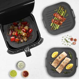 Fentic Airfryer Siliconen Bakje – 2 Stuks – 20,5 cm – Herbruikbaar – Geschikt voor Philips, Cosori, Ninja, Cecotec, Tefal, Princess – Accessoires voor Airfryers — thumbnail 8