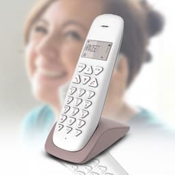 ApexArte® Huistelefoon - Senioren Telefoon Vaste Lijn - GSM - Taupe — thumbnail 6