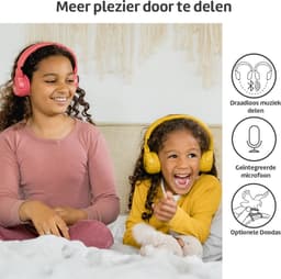 POGS - The Gecko 2 - Draadloze on-ear kinder koptelefoon - Bluetooth - Veilige volumebegrenzing - Duurzaam - Gratis app voor extra functies - rBlauw — thumbnail 8