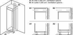 Siemens KI86VNFE0 - iQ100 - Inbouw koel-vriescombinatie - 177.2 x 54.1 cm - 267 l - Zeer stil - Energielabel E — thumbnail 11
