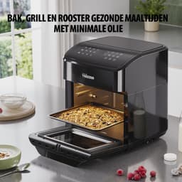 Tristar FR-9065 - Airfryer Oven XXL - 12L - 12 Bakprogramma's - Zwart — thumbnail 2