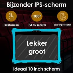 AngelTech Kinderpakket XL - Kindertablet XL + Kinderkoptelefoon - Combipakket - Kindertablet Vanaf 3 Jaar – Kinder Tablet – Kids Tablet - Tablet voor Kinderen - Blauw — thumbnail 12