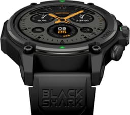 Smartwatch - GPS - Zwart - Inclusief 2 bandjes - Black Shark GS3 — thumbnail 14