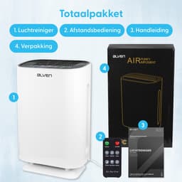 Ølven Luchtreiniger - Air Purifier - Hepa Filter & Ionisator - Luchtfilter - 180 m³/u - Air Cleaner — thumbnail 8