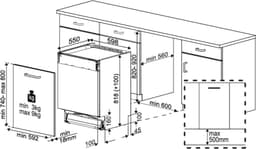 Grundig GNVP4540DW vaatwasser Volledig ingebouwd 15 couverts D — thumbnail 2