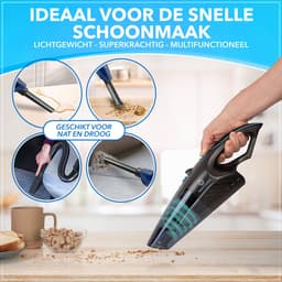 Innovixpro® Kruimeldief – Kruimeldief met steel – Nat&Droog – Handstofzuiger – 17000Pa ! – ExtremeZuigkracht – Kruimeldief snoerloos – Kruimelzuiger – Jouw ultieme schoonmaakpartner – Incl 2 filters – Autostofzuiger – Nat&droog – InclusiefReistas — thumbnail 3
