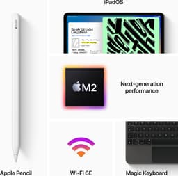 Apple iPad Pro (2022) - 12.9 inch - WiFi - 1TB - Spacegrijs - 6e generatie — thumbnail 6